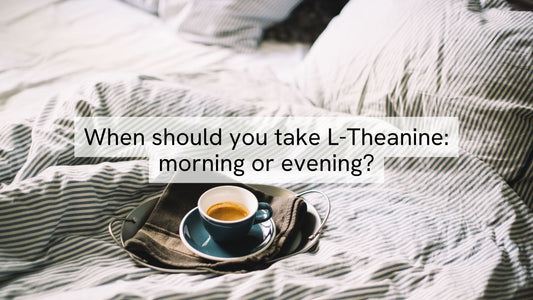 When should you take L-Theanine: morning or evening?